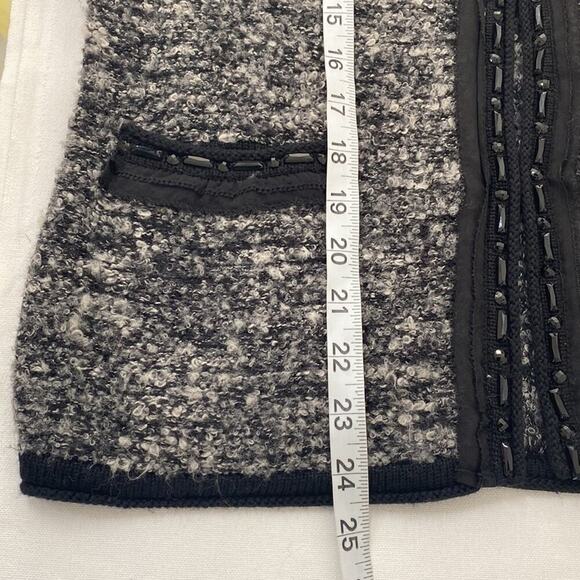 Anne Klein Silk Wool Cashmere Blend Blazer Women's Small  Black - Picture 9 of 10